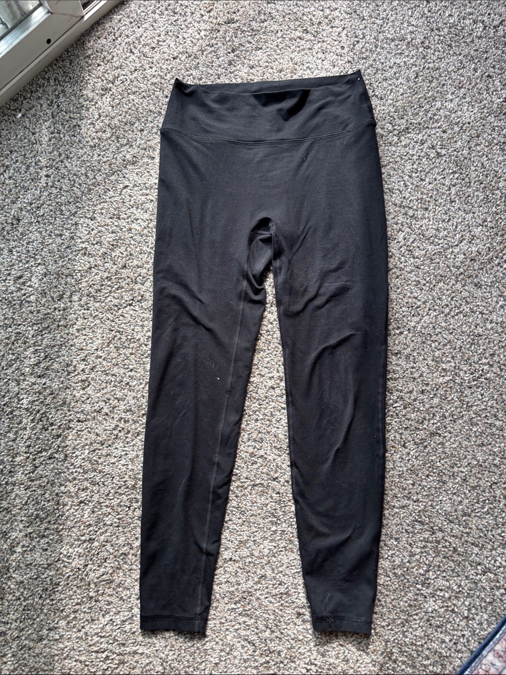 Fleo Black High-Waist Leggings